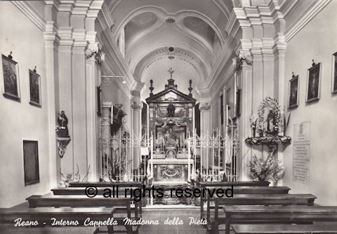 Interno Cappella della Madonna della Piet